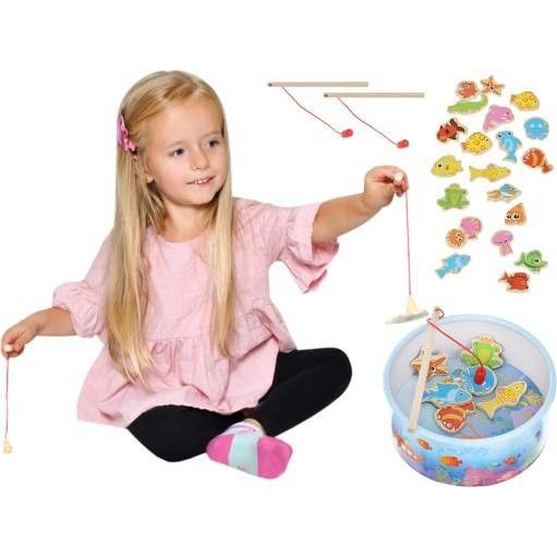 Ikonka Horgászós Játék Mágnessel 22 Darabos (5900779935143)
