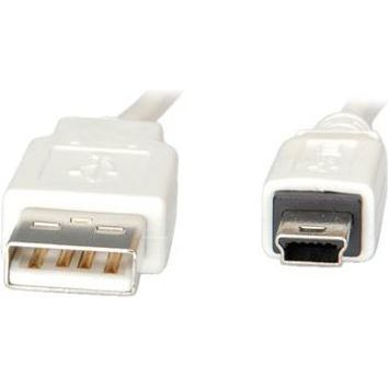VALUE USB 2.0 Kabel Typ A - 5-Pin Mini weiss 1,8m