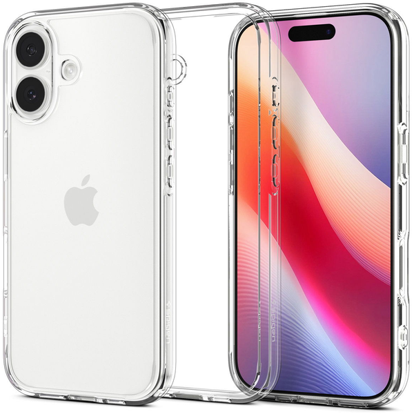 Puzdro Spigen Ultra Hybrid pre Apple iPhone 17, priehľadné