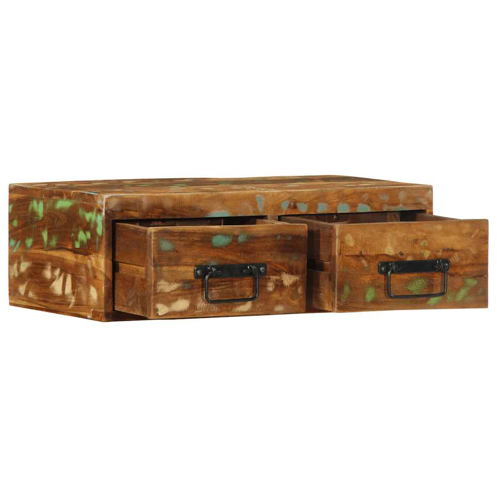 tömör újrahasznosított falra szerelhető TV-szekrény 60x30x19 cm (4017459)