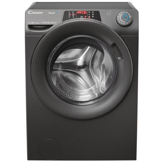 Candy RapidÓ RO4476DWMRR7/1-S vaskemaskine Front-læsning 7 kg 1400 rpm Anthracit