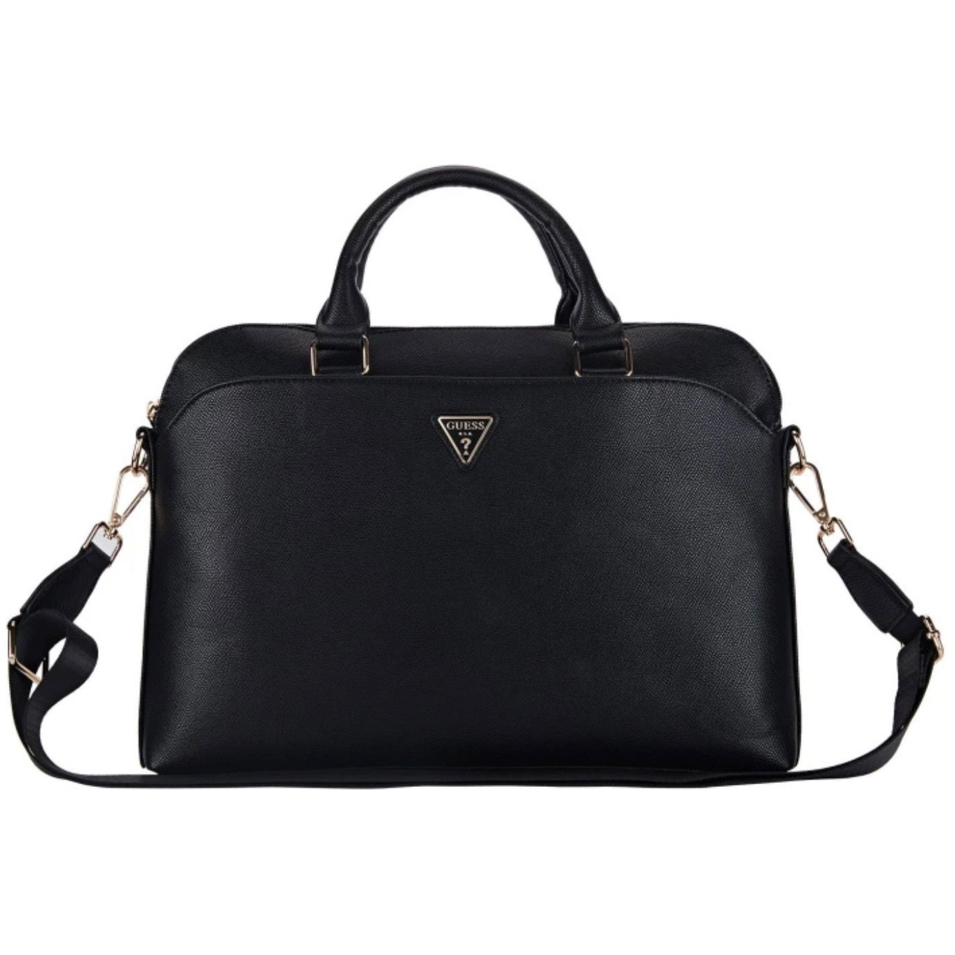 Guess PU Grained Triangle Logo 15 / 16" fekete laptop táska (GUCB15PGTSPSK)