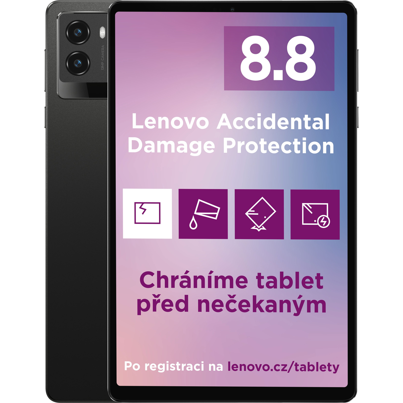 Lenovo Legion Tab 8.8" Gaming Tablet 256GB Fekete (ZAEF0021CZ)