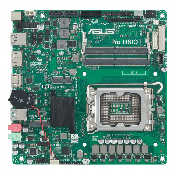ASUS Pro H810T-CSM Intel H810 LGA 1851 (Socket V1) мини ITX