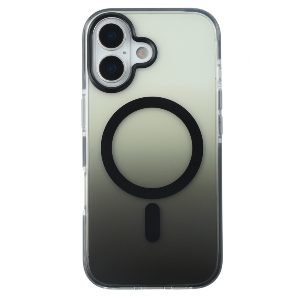 Cellect iPhone 17 mágneses tok fekete-átlátszó (CEL-MAG-IPH17-BKTP) (CEL-MAG-IPH17-BKTP)