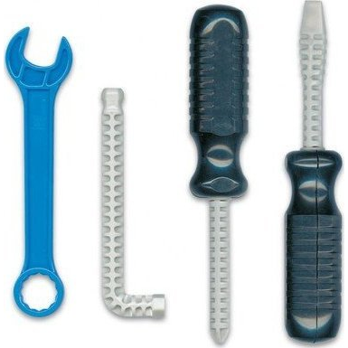 Quercetti: Tecno Toolbox műanyag építőjáték 320db-os (0569Q) (040-0569)