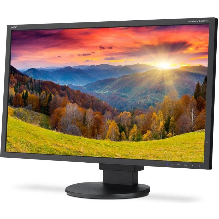 NEC MultiSync EA244WMi LCD monitor 61 cm (24") 1920 x 1200 px LED Biela