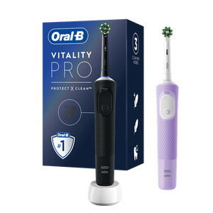 Oral-B Vitality Pro D103 Duo Elektromos fogkefe - Fekete/Lila