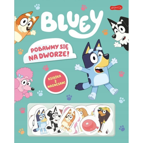 HarperCollins BLUey pobawmy się na dworze Książka z magnes.87005