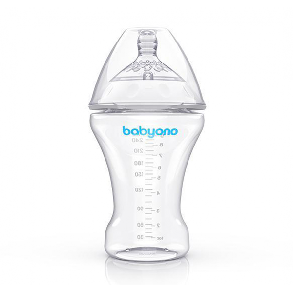 BabyOno cumisüveg Natural Nursing műanyag anti-colic 260 ml 1451