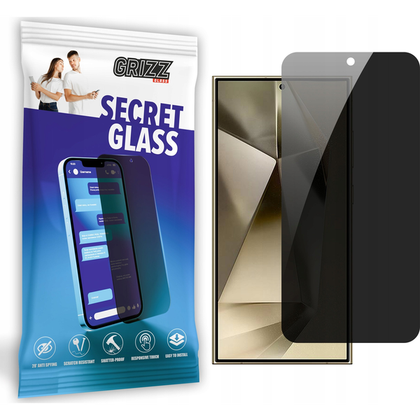  GrizzGlass Szkło prywatyzujące GrizzGlass SecretGlass do Samsung Galaxy S24 Ultra