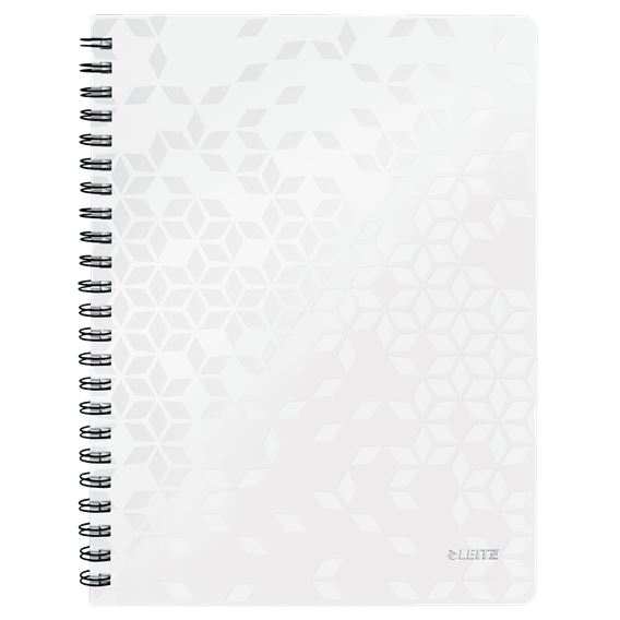 Leitz WOW spirálfüzet A4 kockás fehér (46380001) (le46380001)