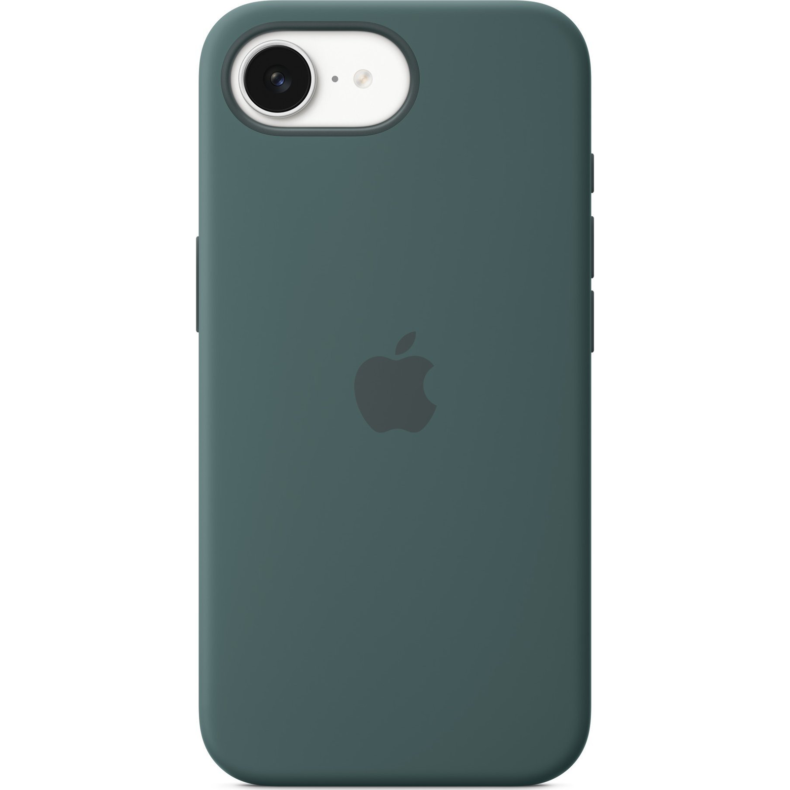 Apple iPhone 16e Szilikon Hátlapvédő Telefontok - Tózöld (MD3X4ZM/A)