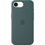 Защитен калъф Apple Silicone Case за iPhone 16e, Lake Green