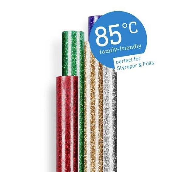 Steinel Ragasztópisztoly rúd 7 mm 150 mm 16db többszínben csillámeffekttel (084639) (S084639)