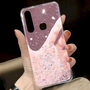 Fusion Glue Glitter Apple iPhone 12 Pro Max Szilikon Tok - Rózsaszín