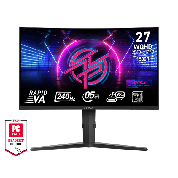 MSI MPG 275CQRXF 27" извит гейминг монитор WQHD 240Hz