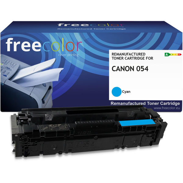Freecolor Canon 054 цианова тонер касета 1200 страници