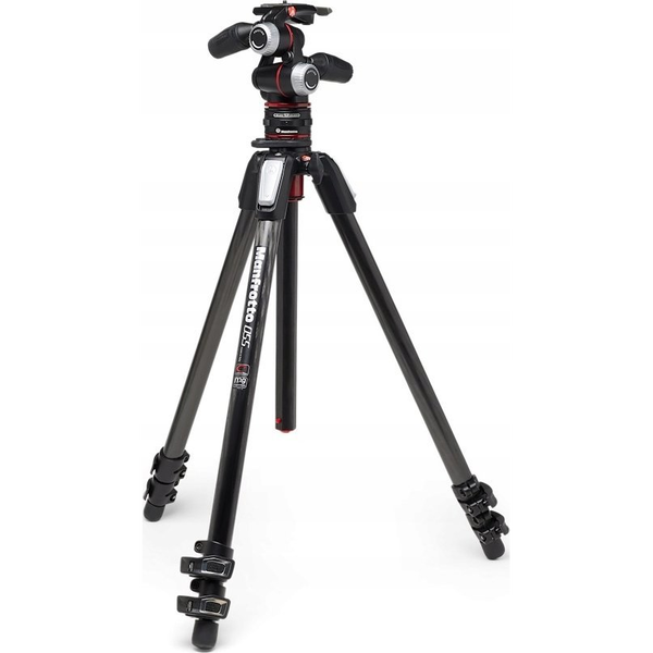 Manfrotto 055 kit karbon 3 szekciós állvány + 3D fej + MOVE MK055CXPRO33WQR
