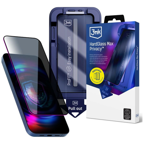 3MK Hardglass Max Privacy képernyővédő üveg Apple iPhone Air
