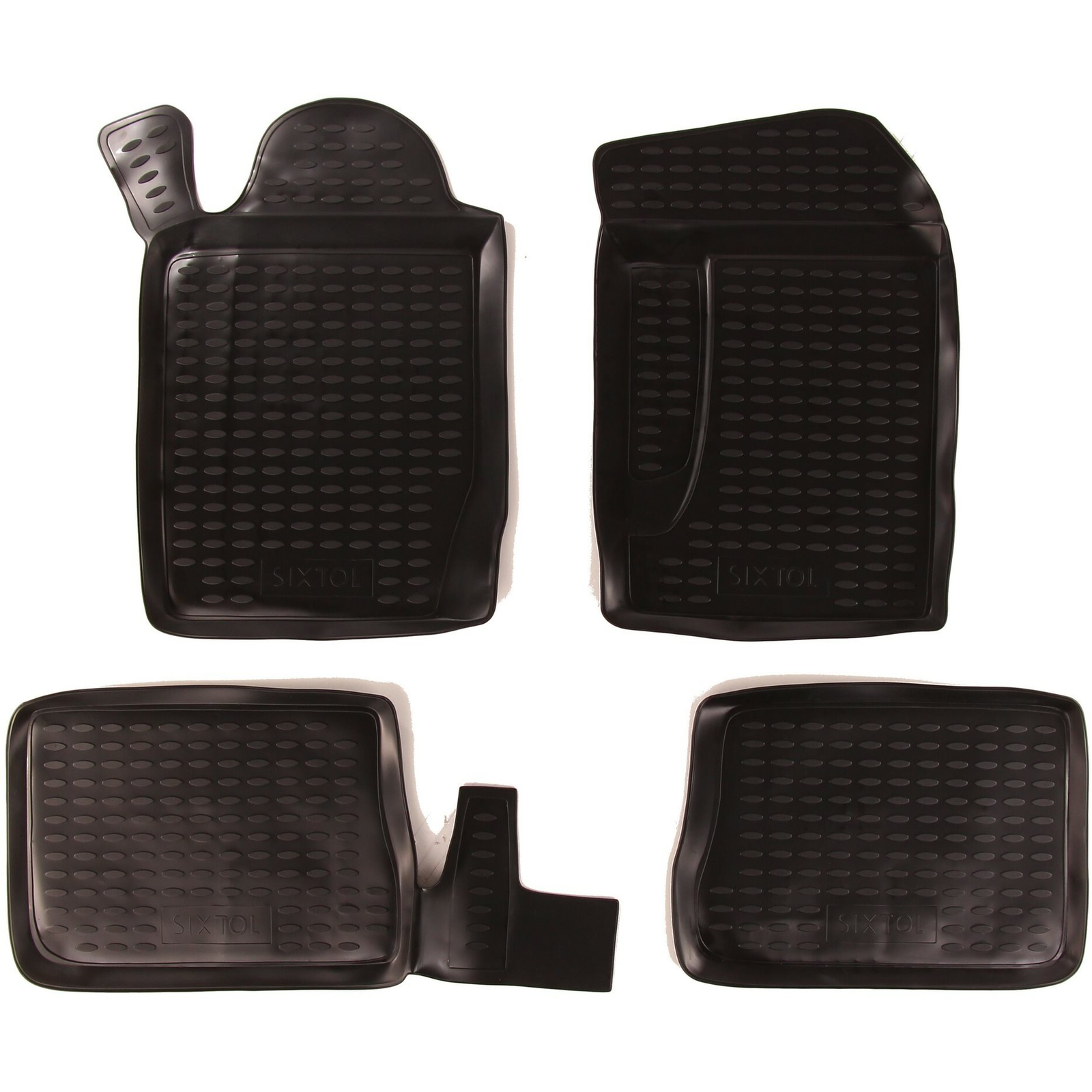SIXTOL Rubber Car Mats for RENAULT Symbol, 2002-> (HBC10662)