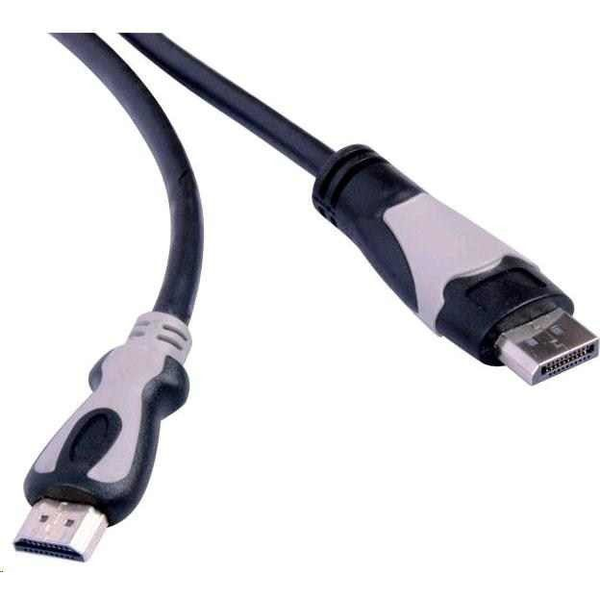 Kabel PremiumCord DisplayPort - HDMI 5m czarny (kportadk01-05)