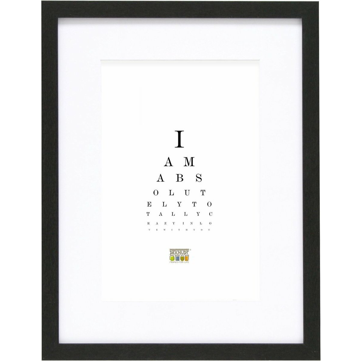 Deknudt S66KF2 P1 33,2x48,2 Képkeret - Fekete (S66KF2 P1 30X45)