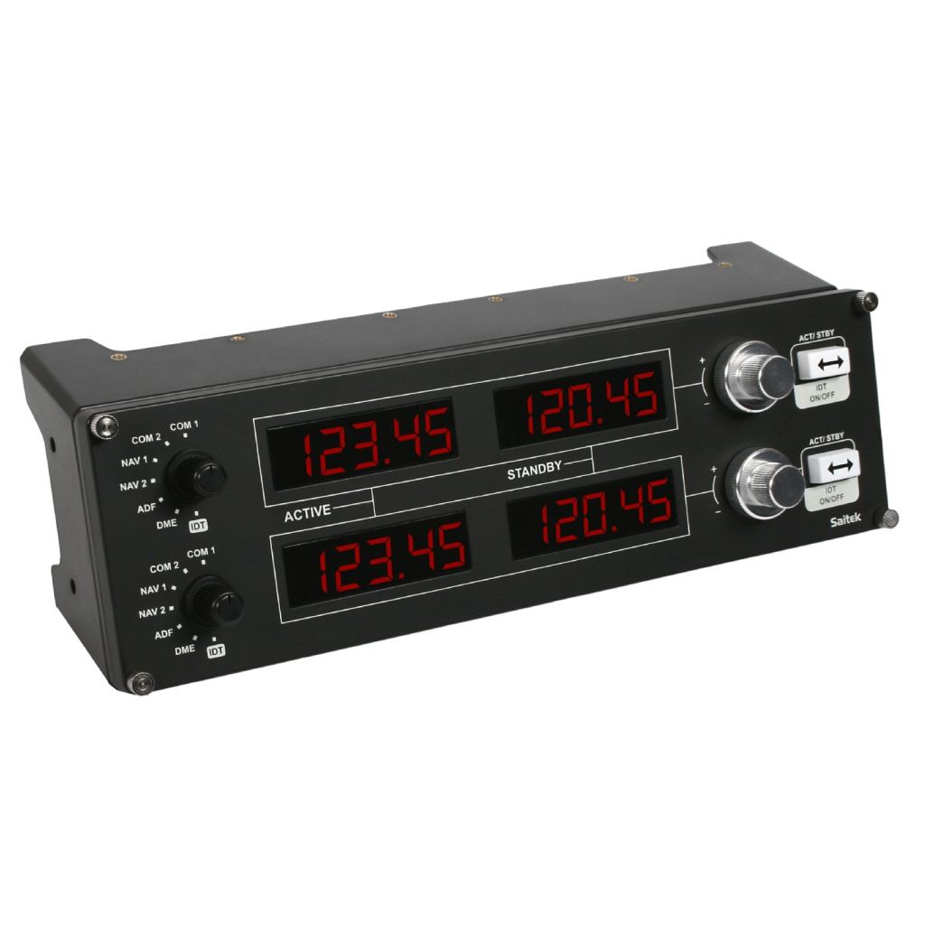 Logitech Saitek Pro Flight Radio Panel - műszerfal kijelző (945-000011) (945-000011)