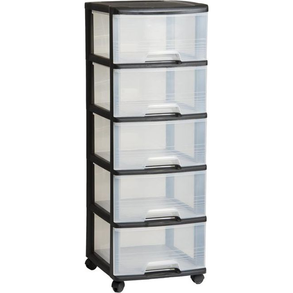  Curver Regał przezroczysty 5x20L (50382)