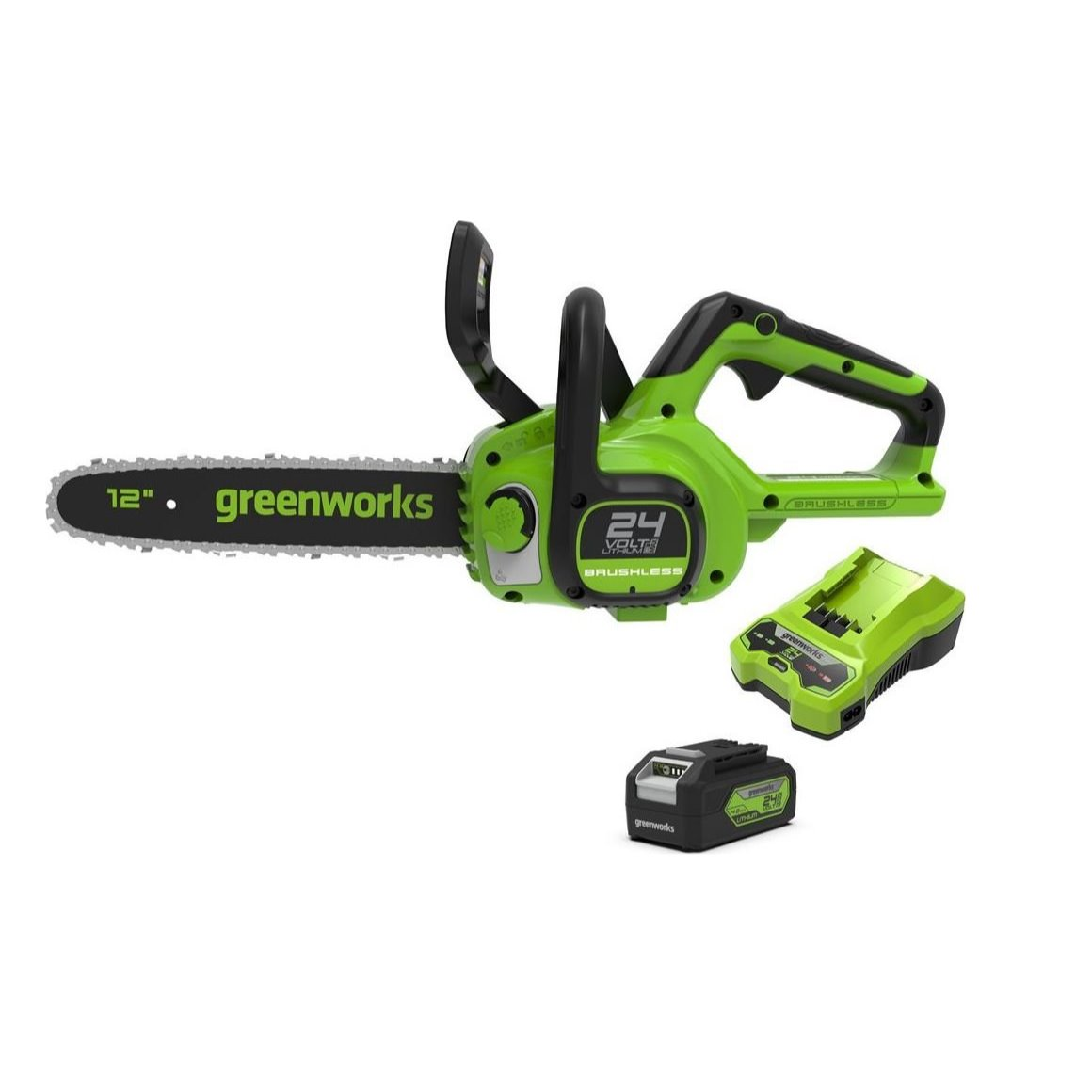 Greenworks GD24CS30K4 Akkumulátoros láncfűrész (2007007UB)