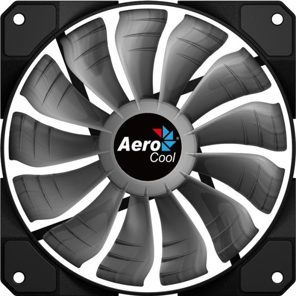 Aerocool P7-F12 Кутия на компютър Вентилатор 12 см Черен, Бяла