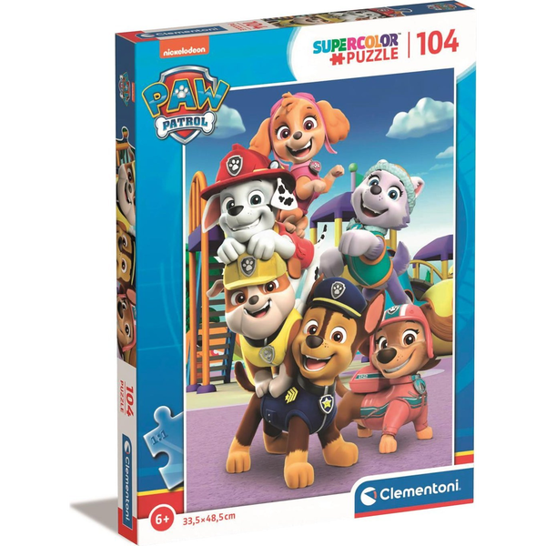 Clementoni Paw Patrol Puzzle (cu imagine) fierăstrău 104 buc. Desene animate