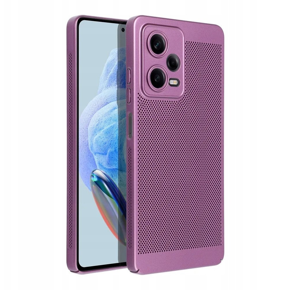 ZONE Breezy légáteresztő hátlaptok Xiaomi Redmi Note 14 5G (Global) lila (TS9311)