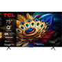 TCL televize 75C655 75" QLED Pro 4K UHD Google TV 60Hz DVB-T2