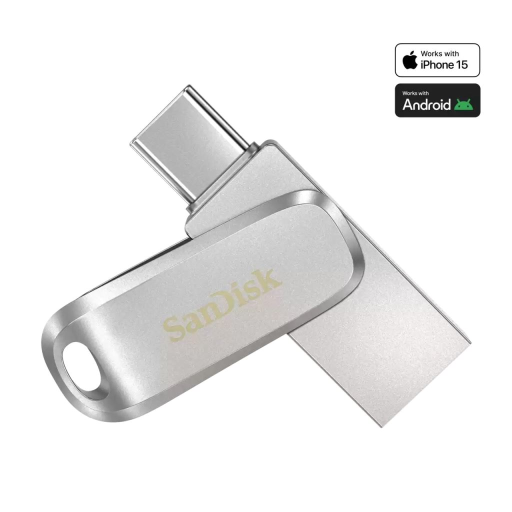 USB флаш памет SanDisk Ultra Dual 512 GB — SDDDC4-512G-G46, сребриста