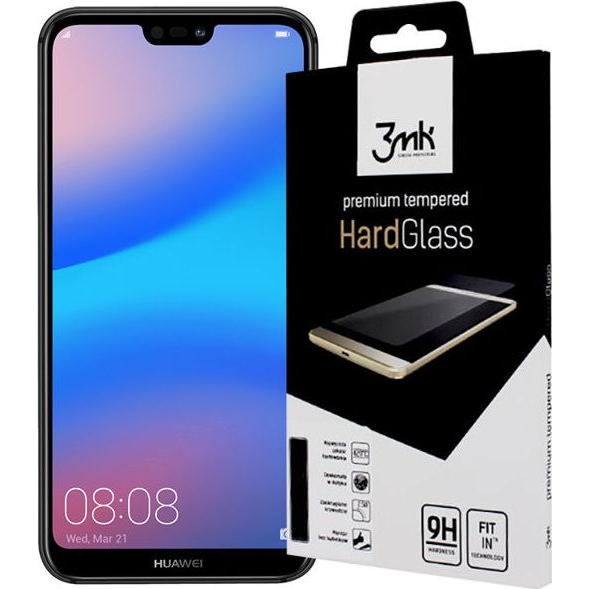 3mk HardGlass edzett üvegfólia 9H Huawei P20 Lite