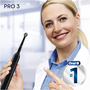 Braun Oral-B PRO 3 3500 elektromos fogkefe Cross Action fejjel + úti tok