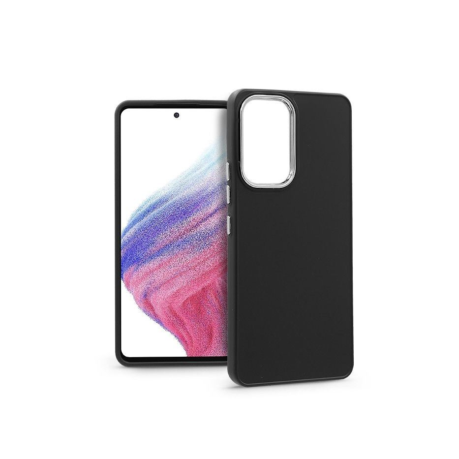 Haffner Samsung A536U Galaxy A53 5G szilikon hátlap fekete (PT-6717) (PT6717)