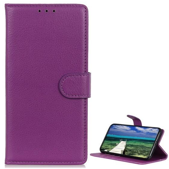 Gigapack Xiaomi 14T Pro bőr hatású prémium fliptok lila (GP-163119) (GP-163119)