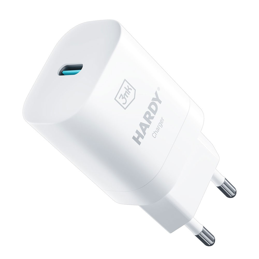 3mk Hardy USB-C Hálózati töltő - Fehér (33W) (5903108492386)