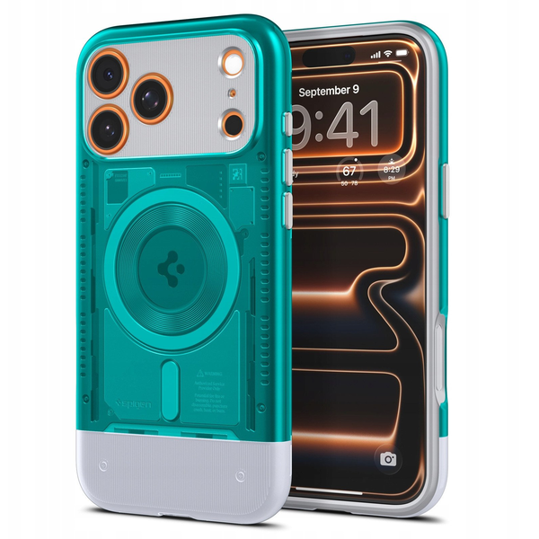 Pouzdro pro iPhone 17 Pro Max, Spigen Classic C1 Mag, retro kryt pro