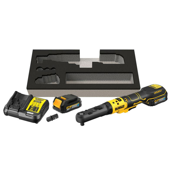 DEWALT RATCHET 18V 1/2" 3/8" DCF510E2G 2x1.7Ah