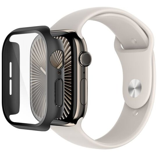 BELKIN ScreenForce TemperedCurve 2 az 1-ben képernyővédő fólia Apple Watch Series 10 46 mm fekete (OWA003HQBK)