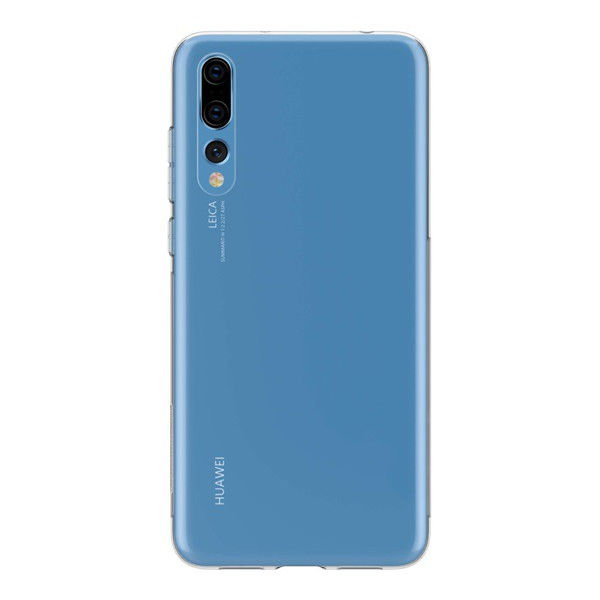 Szilikon telefonvédő (ultravékony) ÁTLÁTSZÓ [Huawei P20 Pro] (5996457764204)