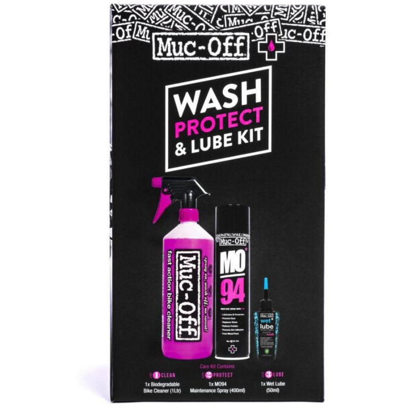 Muc-Off Wash Protect and Lube KIT WET (5037835850000)