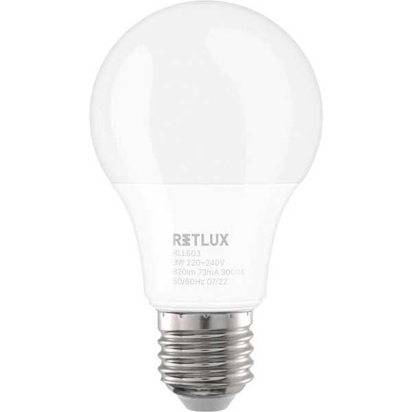 Retlux LED izzó 9W 1220lm 3000K E27 - Meleg fehér