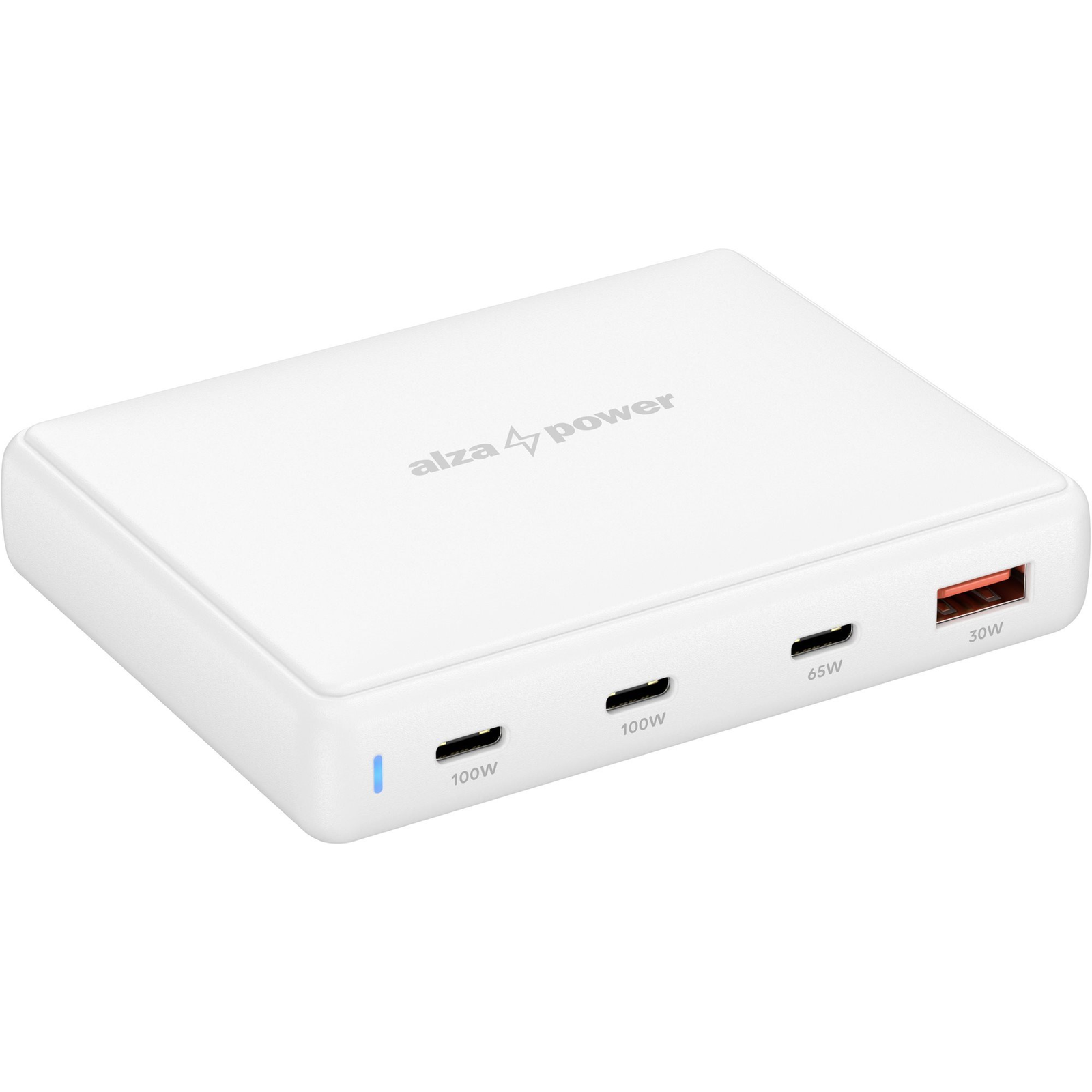 AlzaPower MG8103CA Fast Charger 100W töltőfej - fehér (APW-MG8103CAW)