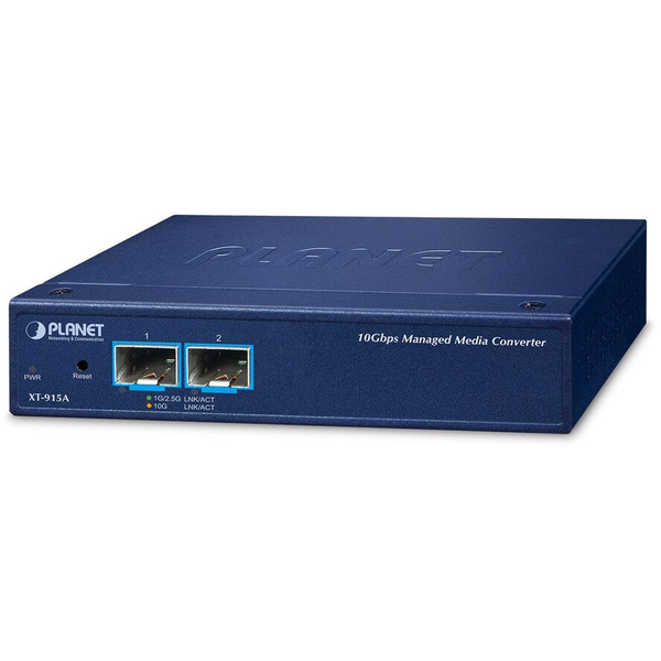 Planet 2-Port SFP+ Managed Media Converter XT-915A