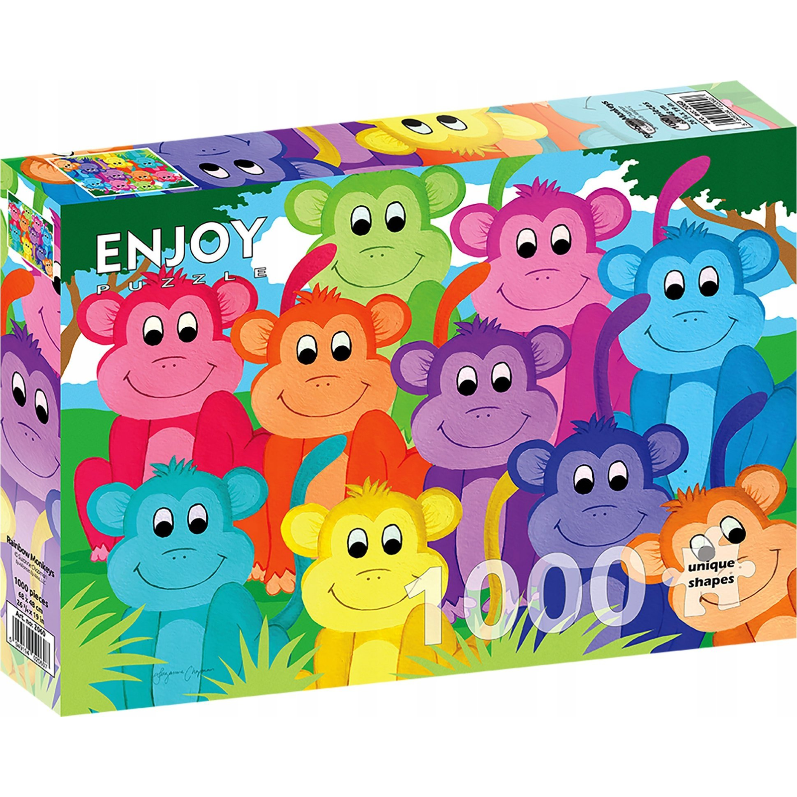 Enjoy 1000 db-os Puzzle - Rainbow Monkeys 2060 (639712)