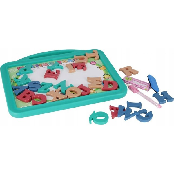  Mega Creative TABLICA MAGNET 2W1 AKC 34X34X3 MIX2 MC FOL 42/84